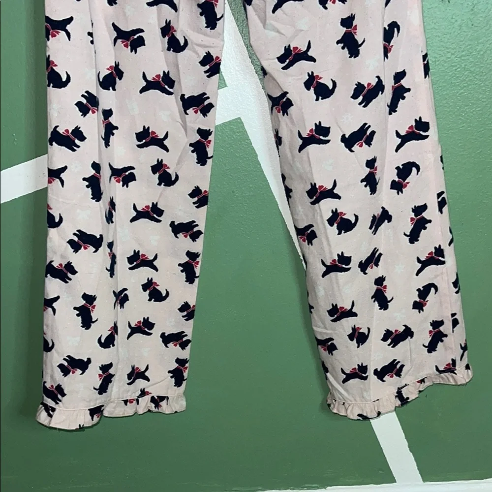 Janie and Jack Pink Pajama‎ Set with Scottish Terrier Design